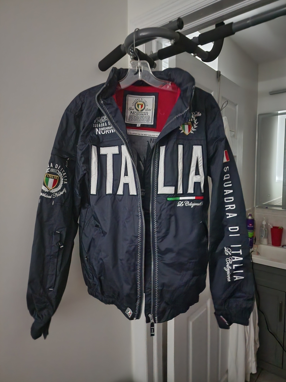Geographical Norway Men's Navy 'Italia' Lightweight Jacket. Never Worn.